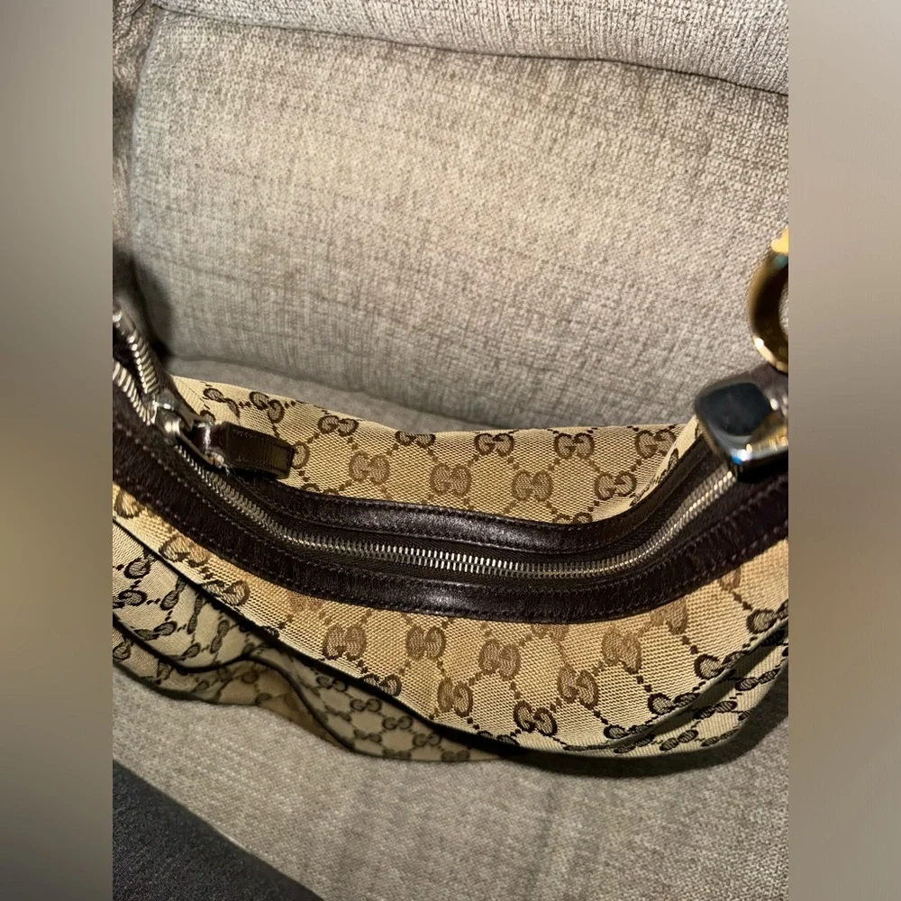 Gucci GG Canvas Medium Twins Hobo - Authentic - Picture 14 of 15